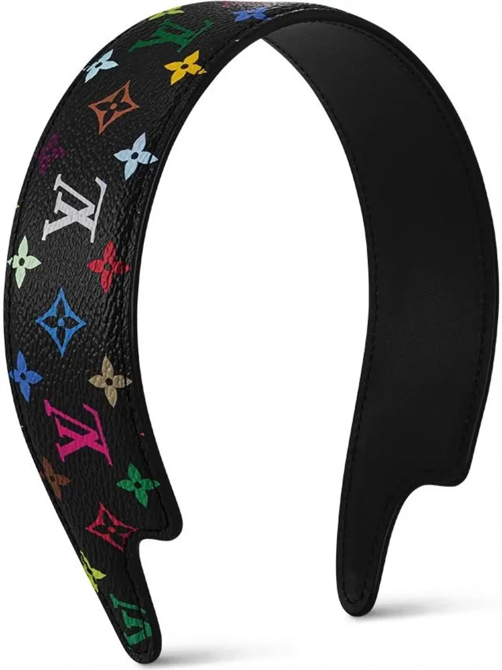 Louis Vuitton x Takashi Murakami Monogram Multicolor LV Outline Headband black